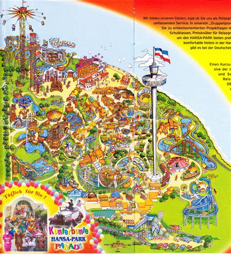 Hansa Park - 2005 Park Map