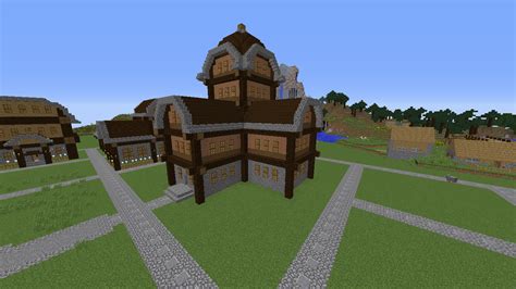 Round Roof Village Minecraft Map