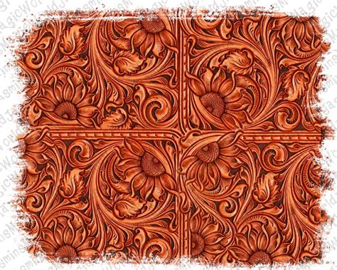 Tooled Leather Background Png Sublimation Design Tooled - Etsy Canada