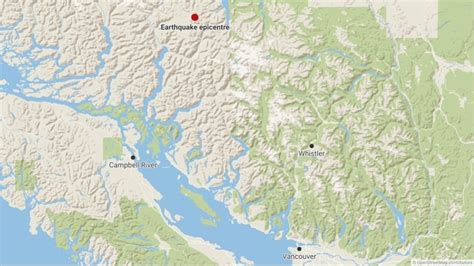 Minor 4.9-magnitude earthquake rattles B.C.'s Coast Mountains | CBC News