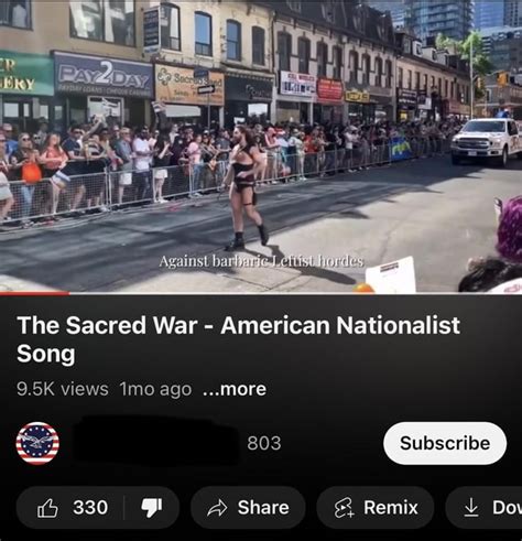 American fascist turns Soviet WW2 song, “The Sacred War”, into some larpy nationalist garbage ...