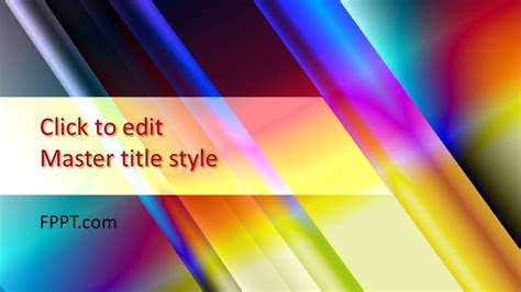 Free Colorful PowerPoint Background - Free PowerPoint Templates