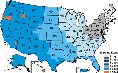 Usps Transit Time Map - Living Room Design 2020