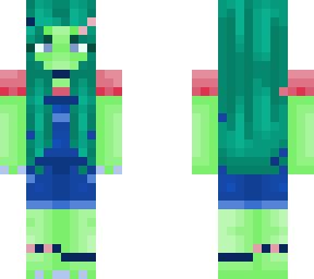 Random Color Picker Slime(??) Girl | Minecraft Skin