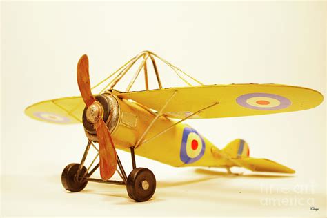 Antique Toy Airplane Photograph by Rebecca Langen