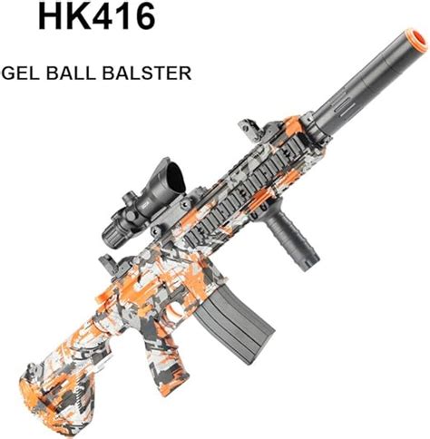 GELRIZTY HK416 Gel Ball Blaster - Battery Operated Gel Soil Water ...