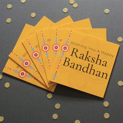 X24 Raksha Bandhan Cards Decorative Rakhri Design - Etsy