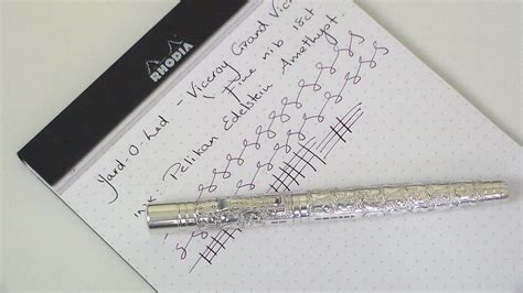 Yard O Led Viceroy Grand Victorian Fountain Pen Review - YouTube