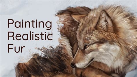 Painting Realistic Fur • Krita Speedpaint - YouTube