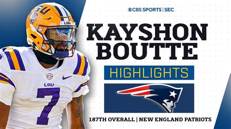 Kayshon Boutte: LSU Highlights | Patriots 187th Pick In The 2023 NFL ...