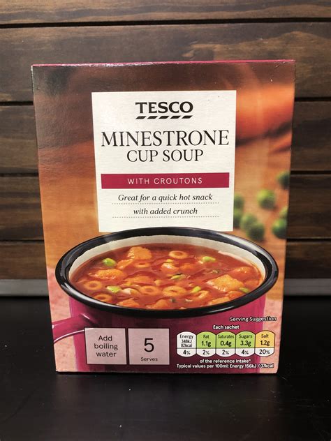 Tesco Minestrone Cup Soup - Blimeys Shop