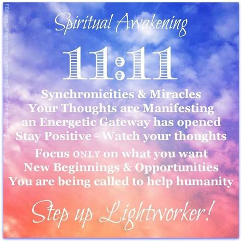 When noticing the Angel Number 1111 appearing, take notice of the thoughts you had right at that ...