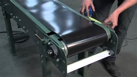 LEWCO Conveyor Belt Tension and Tracking - YouTube