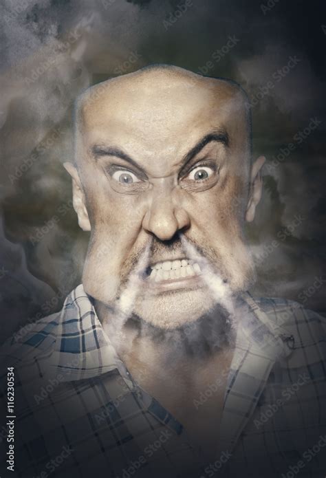 very angry man.. Stock Photo | Adobe Stock