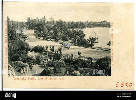 Westlake Park Los Angeles. Westlake Park, Los Angeles, Ca Stock Photo ...