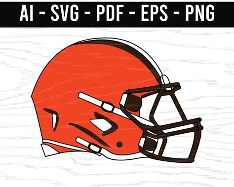 Cleveland Browns Helmet Logo SVG png ai eps pdf NFL sports | Etsy