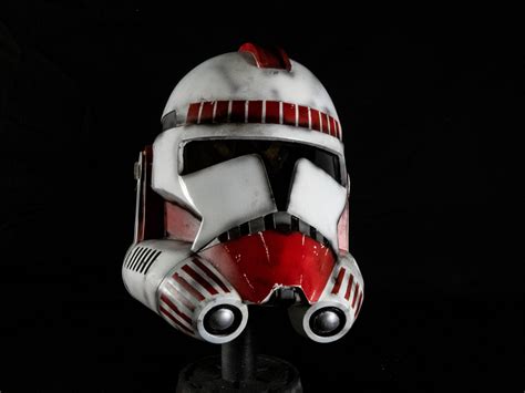 SHOCK TROOPER HELMET Clone Trooper Helmet / Animated Tcw Series Helmet / Cosplay Helmet Star ...