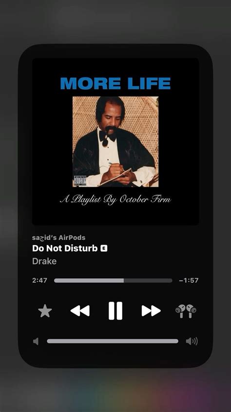 Do not disturb by Drake in 2024 | Music album cover, Music poster ...