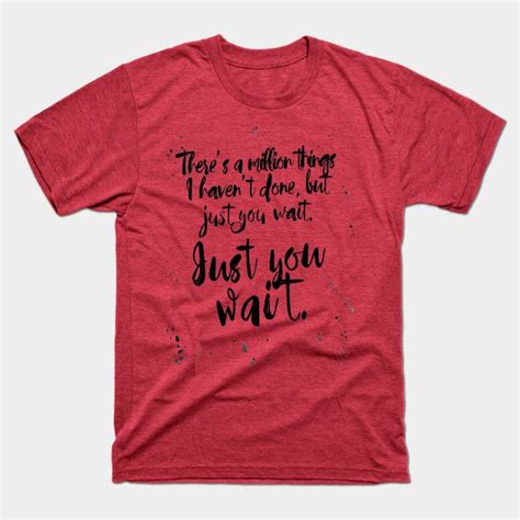 ALEXANDER HAMILTON JUST YOU WAIT by crashboomlove | Hamilton shirt, Nerdy outfits, Hamilton merch