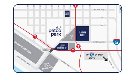 Petco Park - Downtown Parking Map | San Diego Padres