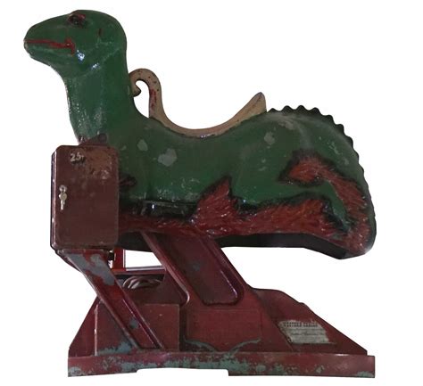 Vintage Coin Op Dinosaur Kiddie Ride | EJ'S Auction & Appraisal