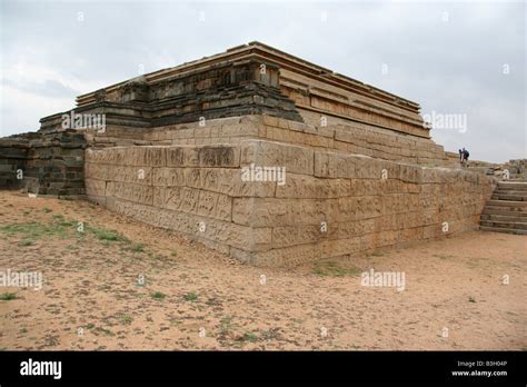 The Mahanavami Dibba in Hampi, India Stock Photo - Alamy