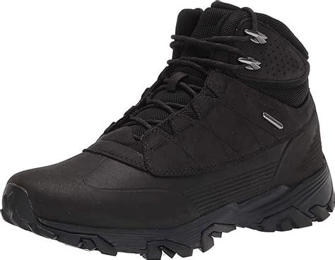 Merrell Men's COLDPACK ICE+ MID Polar Snow Boot, Black/Granite, 10.5 ...