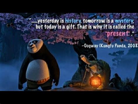 Master Oogway's Inspirational speech to Po | Kung Fu Panda 🐼 - YouTube