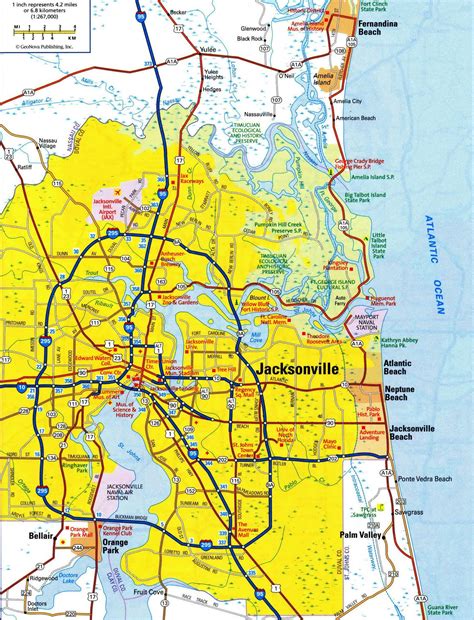 Map of Jacksonville FL neighborhoods - Jacksonville suburb map (Florida ...