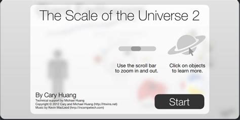 The Scale of the Universe 2 | Scale of the universe, Universe, Edge of ...