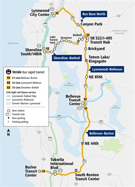 Stride bus rapid transit | Project map and summary | Sound Transit