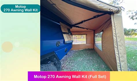 Motop Awning Wall Kit for 270 Freestanding Awning (Mk II & Mk III) - MW Toolbox QLD