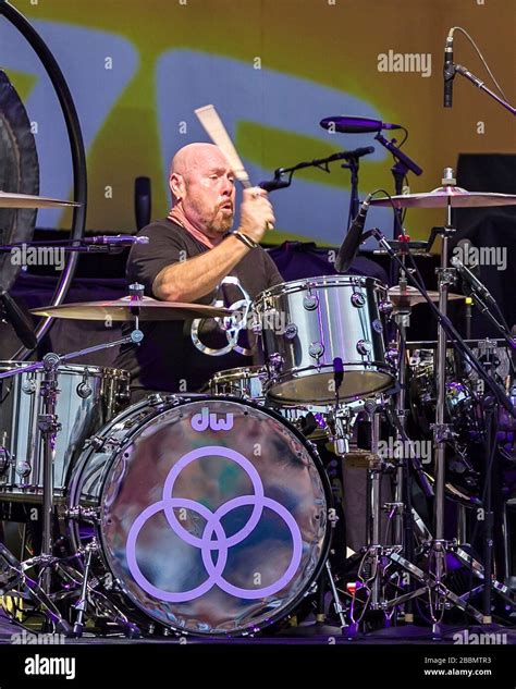 Drummer Jason Bonham, son of legendary drummer John Bonham, performs at ...