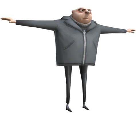 Wii - Despicable Me: The Game - Gru - The Models Resource