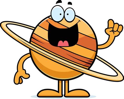 Cartoon Saturn Hug Stock Vector Image by ©cthoman #134004368