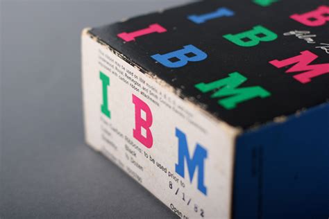 IBM Packaging by Paul Rand – No Barcode