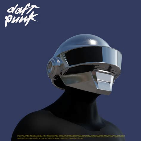 ArtStation - Daft Punk - Silver Helmet