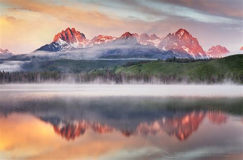 Little Redfish Lake Sawtooth Mountains - Alan Majchrowicz