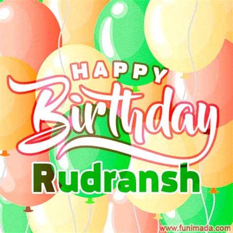 Happy Birthday Rudransh GIFs - Download on Funimada.com