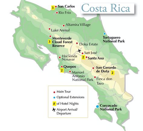 Costa Rica National Parks and Tropical Forests