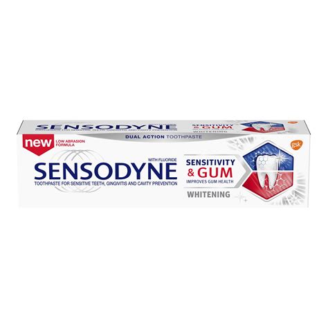 Sensodyne Sensitivity & Gum Whitening Toothpaste, 3.4 Ounces - Walmart ...