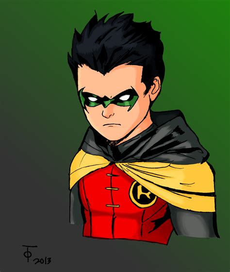 Damian Wayne-Robin by lucybianchi on DeviantArt