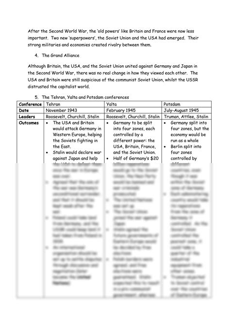 SOLUTION: Year 10 history revision booklet - Studypool