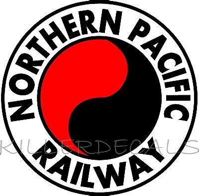 12" NORTHERN PACIFIC RAILROAD LOGO DECAL TRAIN STICKER WALL OR WINDOW | eBay