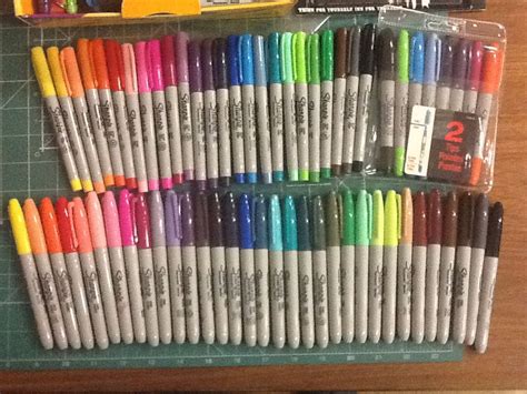 ♥ ♥ ♥ My Sharpie Collection ♥ ♥ ♥ Gel Pens Coloring, Coloring Pages, Sharpie Set, Adult Coloring ...