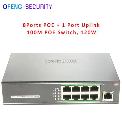 POE Switch 802.3at switch, POE Switch, 8Port POE+1 Uplink, IEEE 802.3af ...