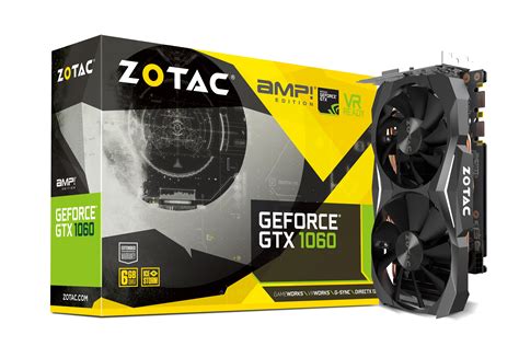 ZOTAC GeForce GTX 1060 AMP Edition 6GB GDDR5X | ZOTAC