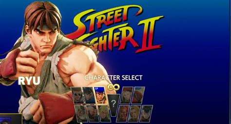 Street Fighter 5 Arcade Mode character select screens 2 out of 4 image gallery