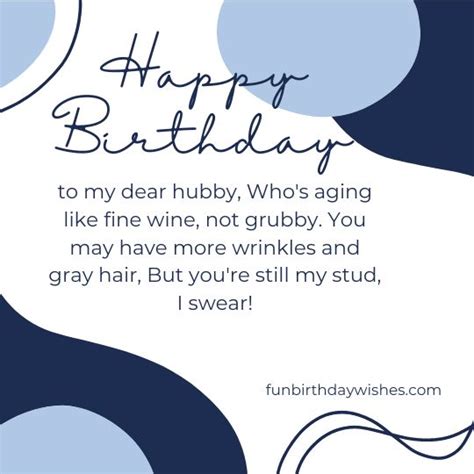 Happy Birthday Husband Funny Poem