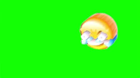 Laughing Emoji Green Screen - YouTube